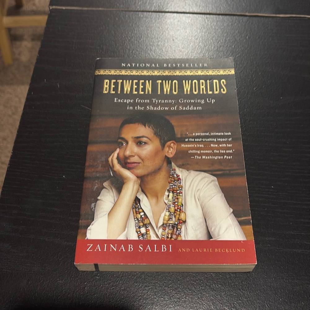 Between Two Worlds by Zainab Salbi paperback book